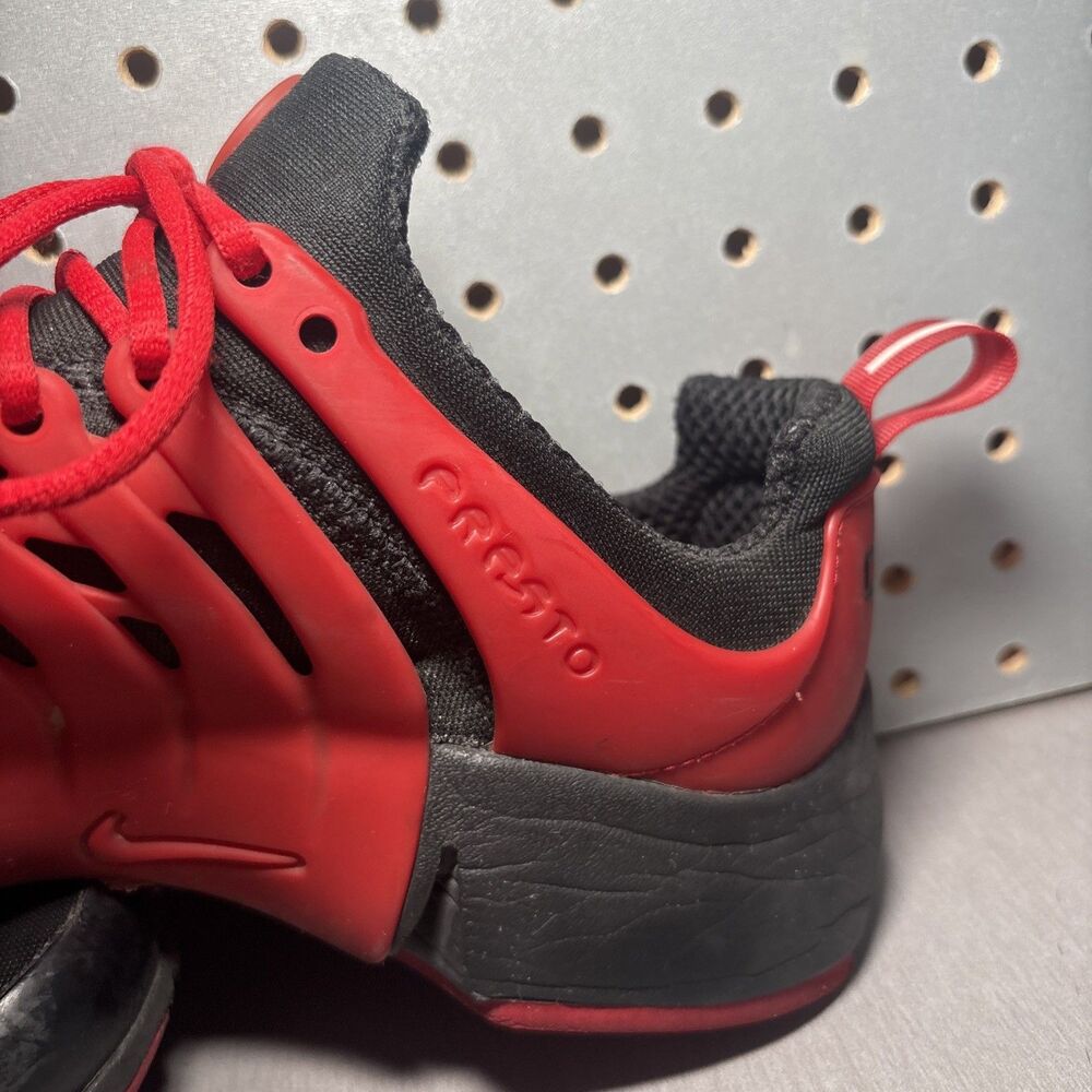 Nike Air Presto By You Mens Sz 9 Black Red Sneakers Running Shoes 846438-997 - Picture 13 of 15